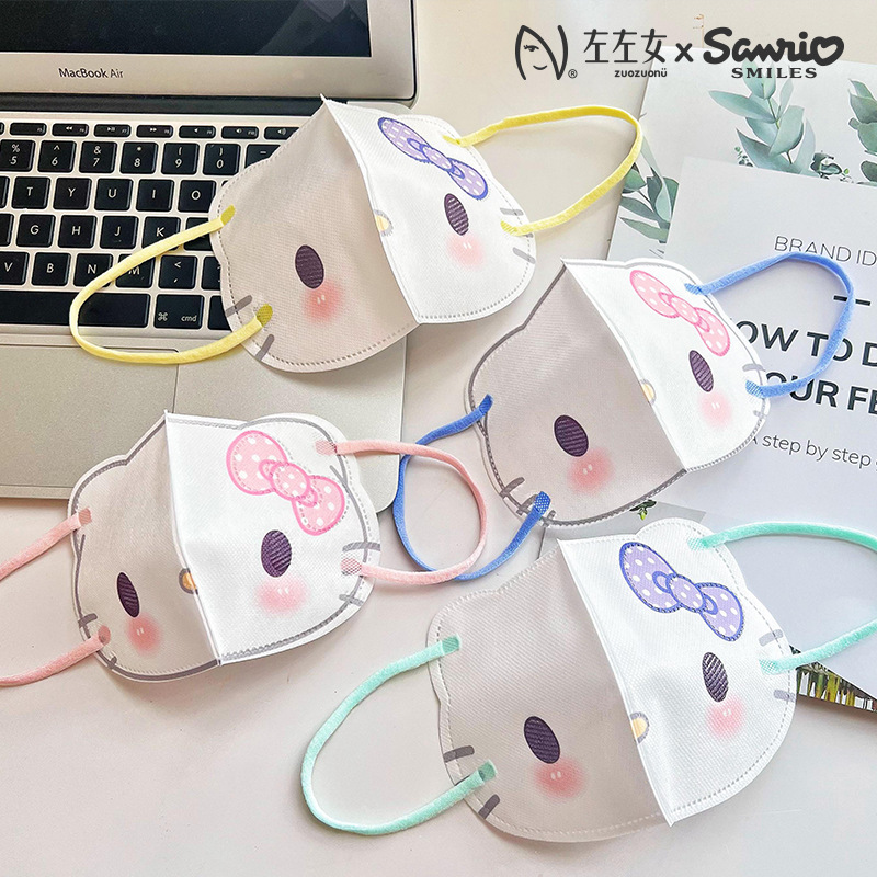 Set 10 khẩu trang 3d mask helokity cho mẹ và bé