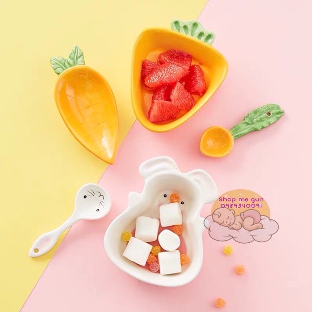 Bát sứ ăn dặm cho bé kiểu Nhật