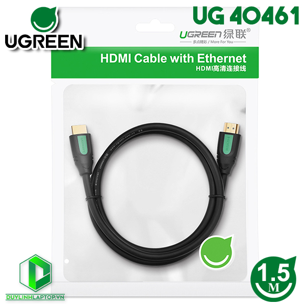 Cáp HDMI 2.0 dài 1,5m hỗ trợ 3D,4K Ugreen 40461