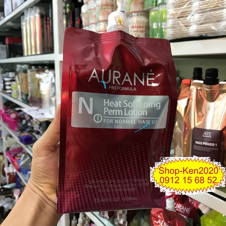 Thuốc uốn duỗi ép tóc Aurane Pháp 1000ml x2 (N+C & N+S) Aurané