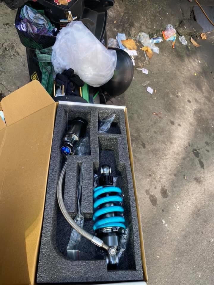 Phuộc nitron bình dầu xoay vision, ex,winner,satria,vario....