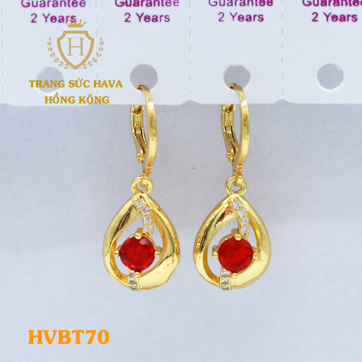 Ear rings, earrings, earrings designs long applique Stone-titanium plating real gold 10K, 18K, 24K high-end (not black)-Jewelry Hava Hong Kong style fashion