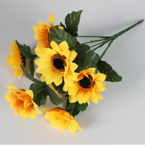 COMBO 10 ĐẦU HOA HƯỚNG DƯƠNG VẢI LỤA LIZFLOWER