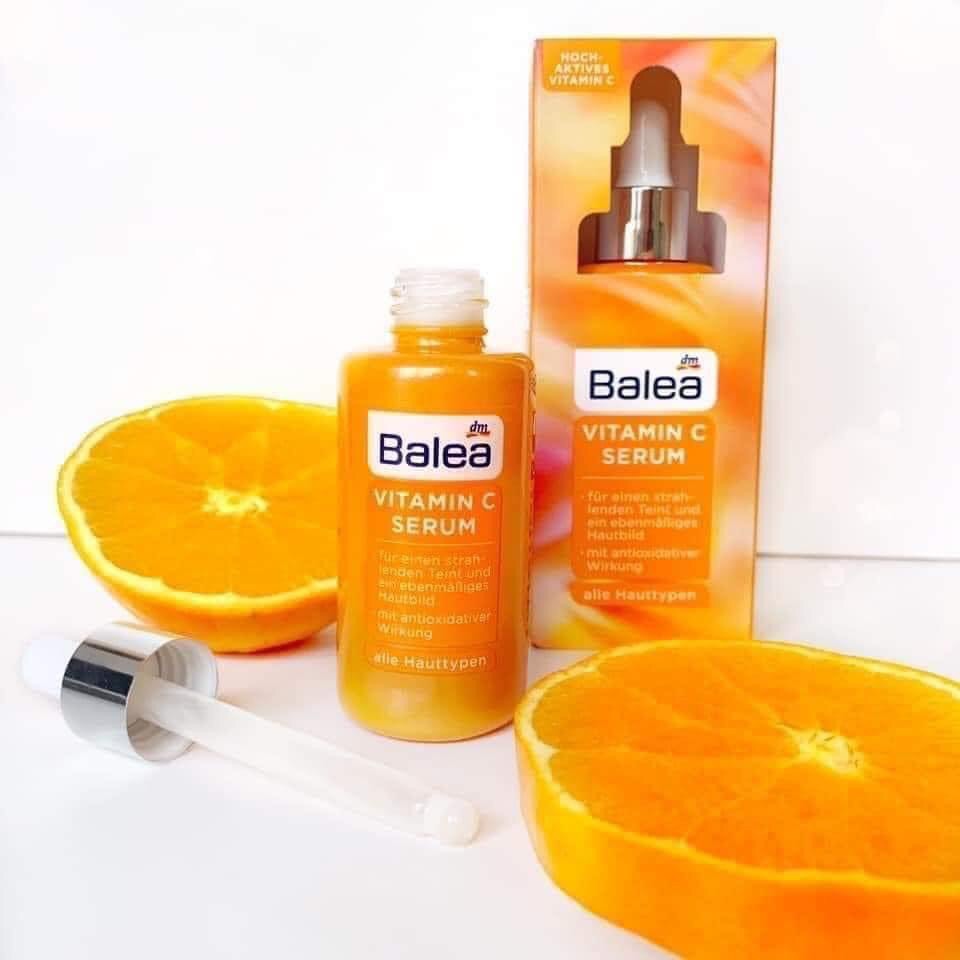 Serum vitamin c balea -dưỡng trắng da mờ thâm nám chống nhăn lão hoá