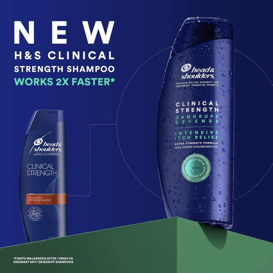 DẦU GỘI THUỐC HEAD & SHOULDERS - Clinical Strength 400ml - Mỹ ( Viền Cam- Mẫu Mới )
