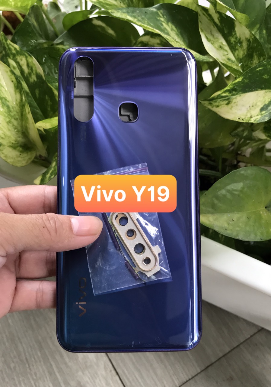 Bộ Vỏ vivo Y19 zin (bộ gồm lưng sườn . phím bấm, kính camera)