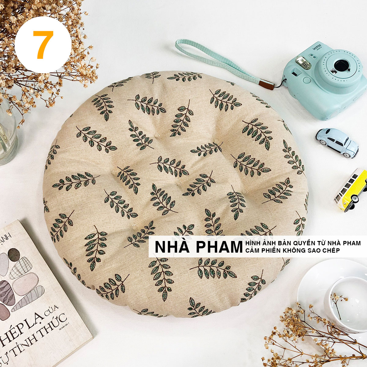 Đệm Tròn Ngồi Bệt PATTERN (40,45,50cm) (NO1-16)