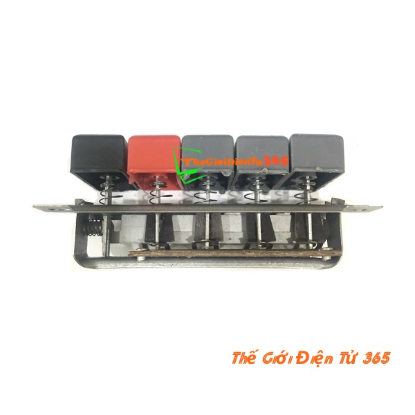 Công tắc số quạt cây, quạt bàn 5 phím loại chữ nhật