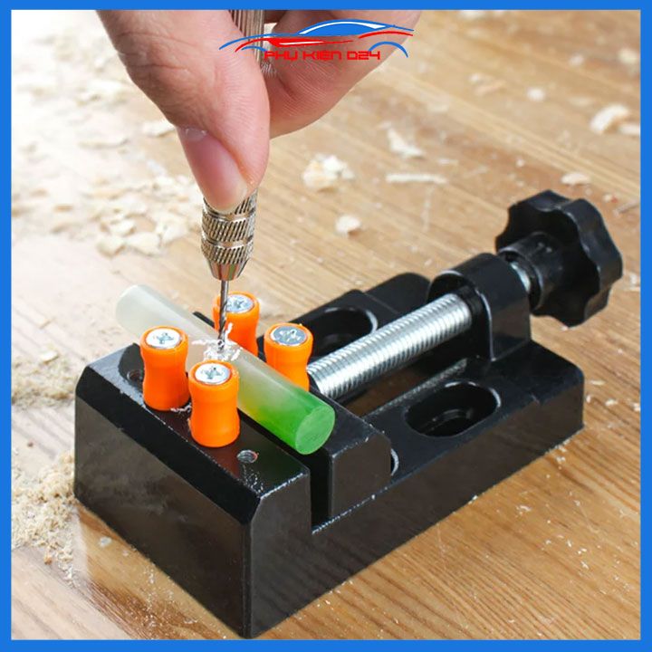 Ê tô mini để bàn, ê tô thẳng V1 cố định kẹp giữ