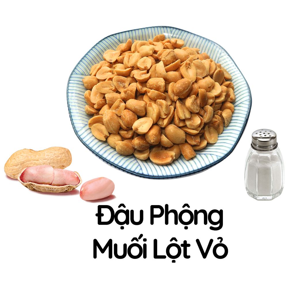 Combo 5 gói Đậu phộng muối lột vỏ Tân Tân (55g/gói)