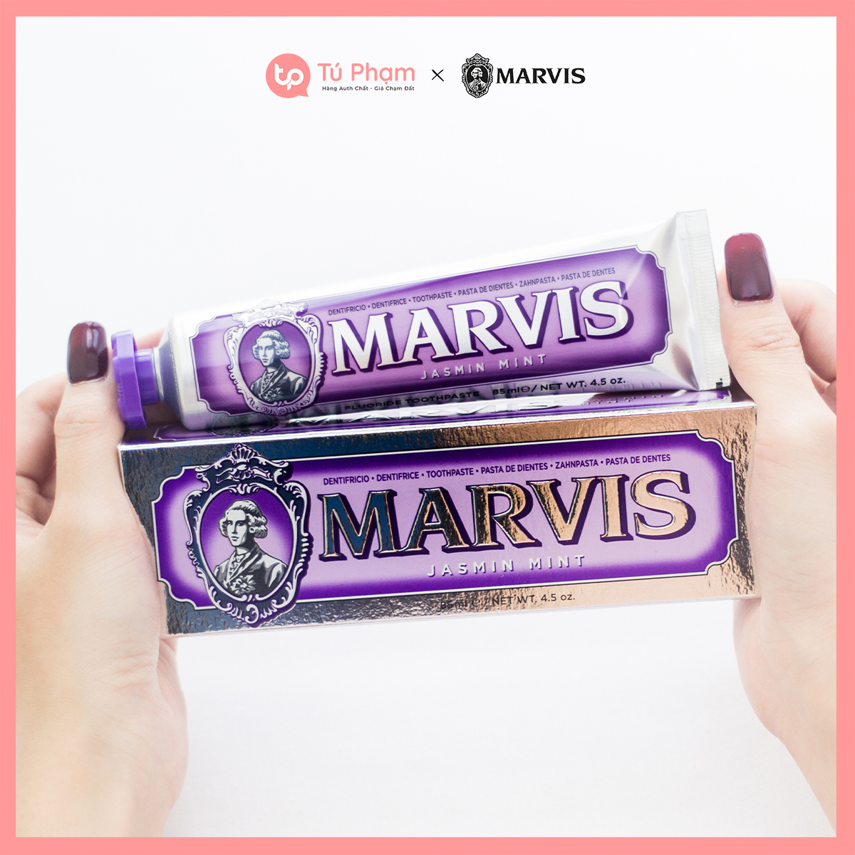 Kem Đánh Răng Marvis Jasmin Mint 85ml Tím