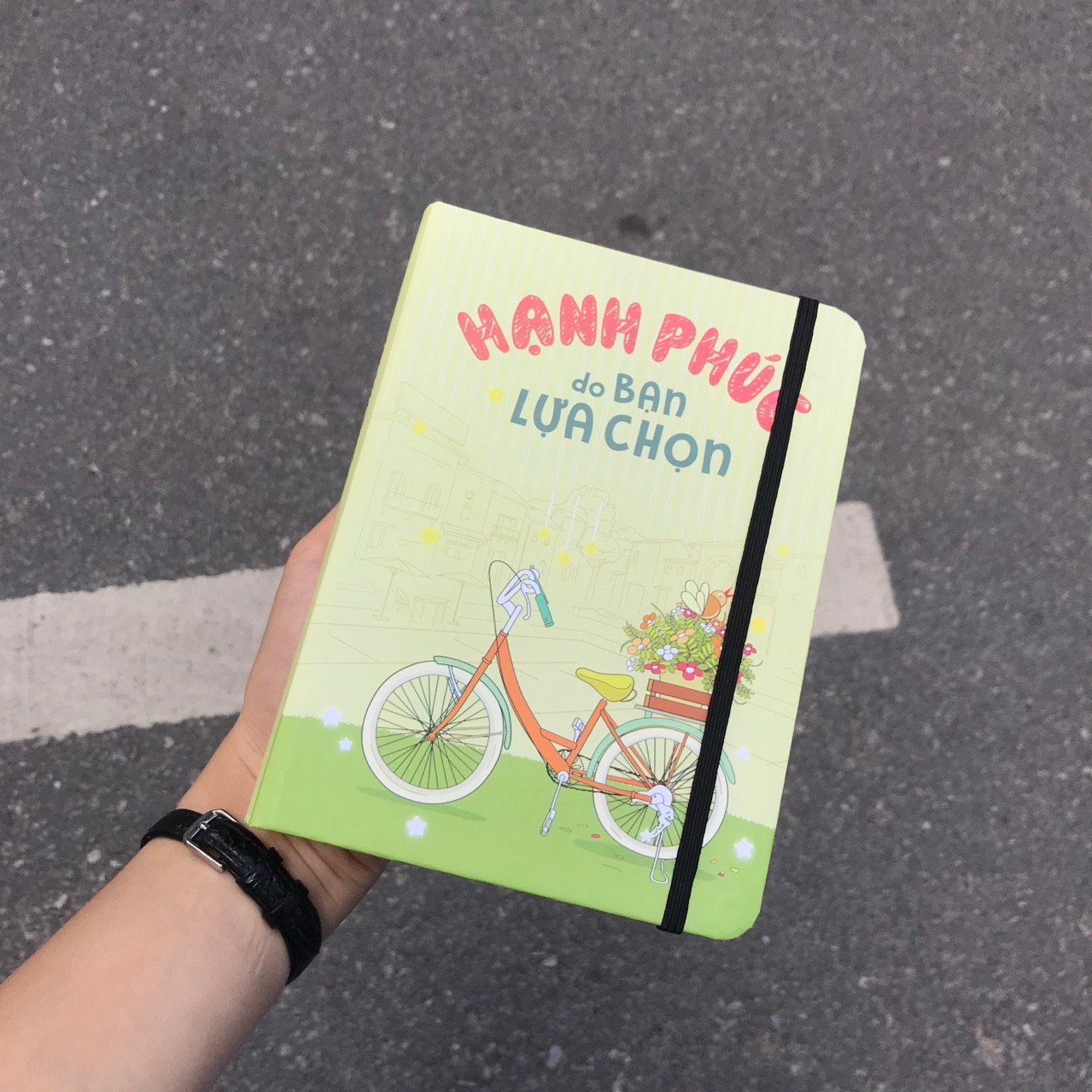 Sổ Tay/Notebook - Hạnh Phúc Do Bạn Lựa Chọn - Xanh