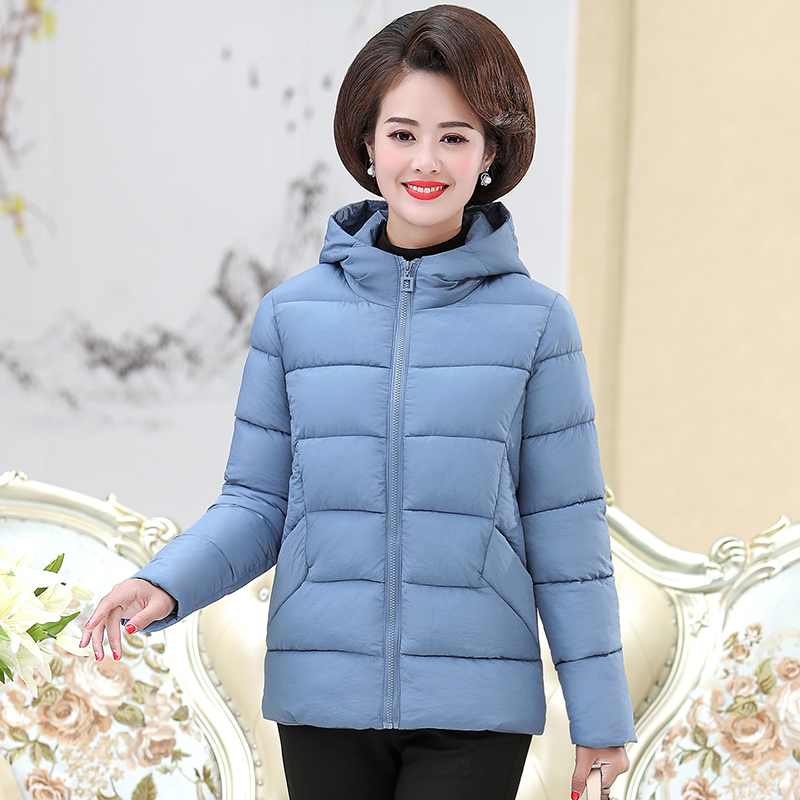 Áo Khoác Phao Nữ Dáng Ngắn Trung Niên Cho Mẹ AK134 - Hàng Quảng Châu Cao Cấp.