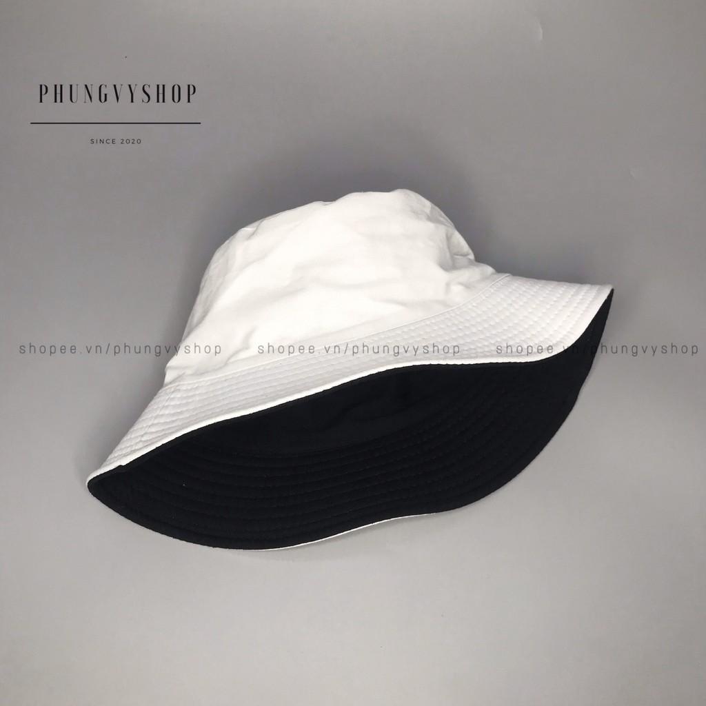 Mũ bucket nam nữ nón tai bèo thêu chữ cực xinh, mũ quốc dân vành tròn vải thoáng khí, chất vải cotton dày mịn