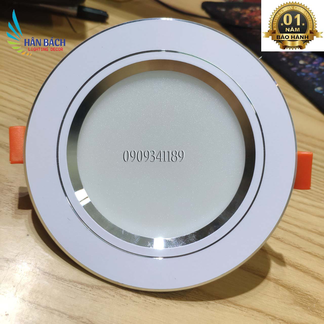 [HCM]Combo 20 Đèn led Âm Trần 7w đế tản nhiệt phi 90 3 màu 3 chế độ