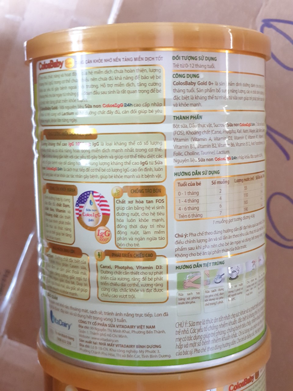 (Có tích điểm) Sữa Colosbaby Gold 0+ 400g