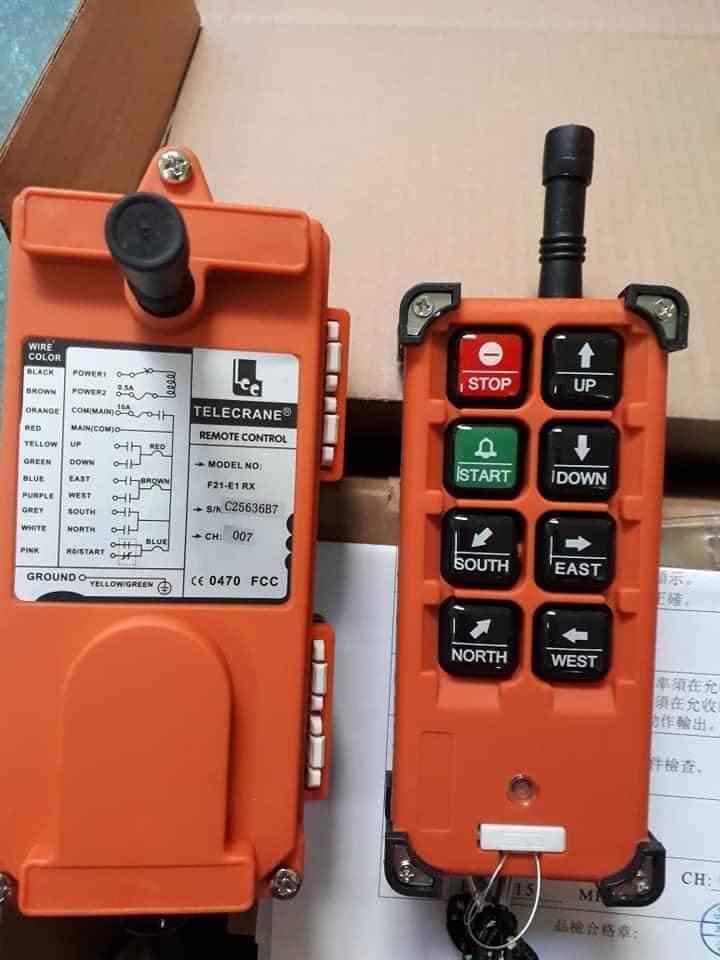 Điều khiển cẩu trục từ xa F21E1B loại 2 vỉ mạch hàng công ty, loại tốt