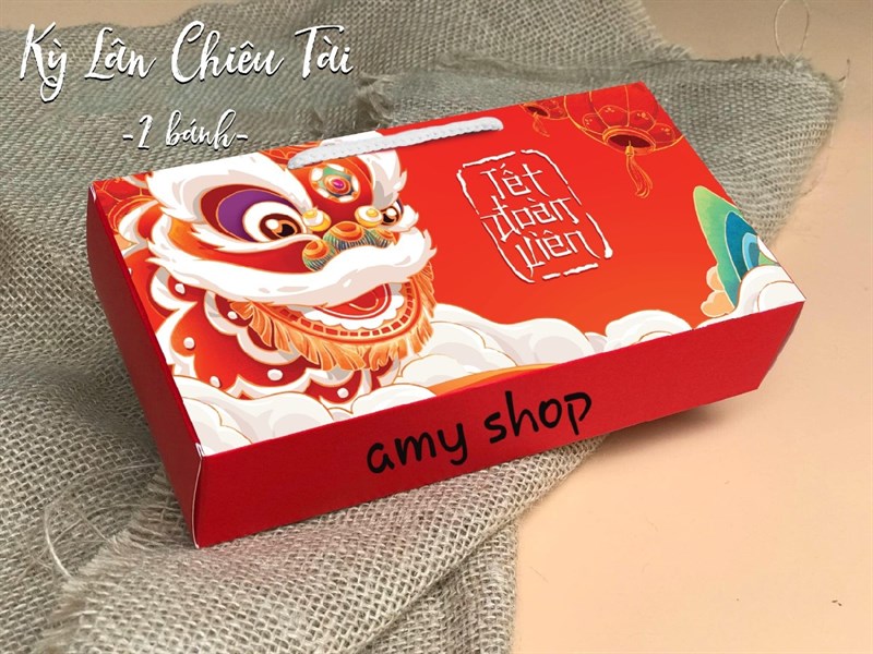Hộp trung thu đựng 2 bánh