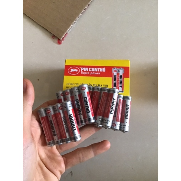 Pin tiểu con thỏ AAA - 1,5V vỉ 4 viên