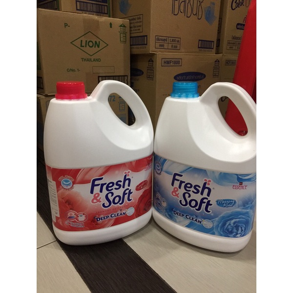 Nước giặt xả 2in1 thái lan fresh & soft 3000ml