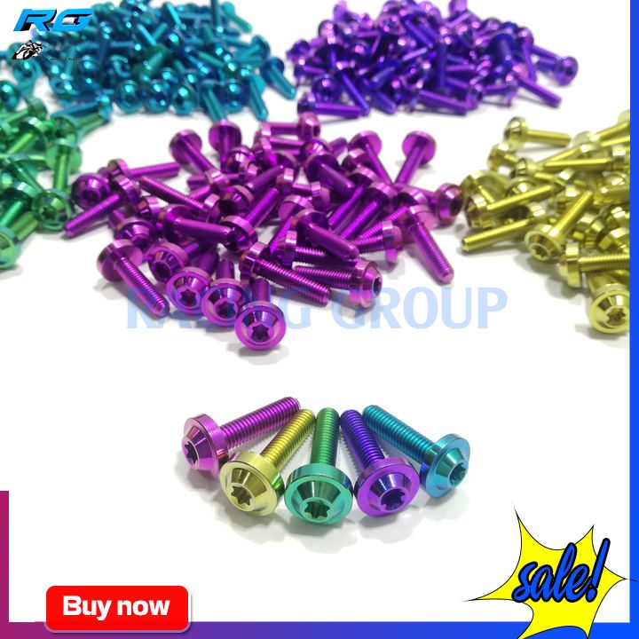 [HCM]Ốc 5li20 GR5 Đầu Dù Gắn Xe Máy Cực Chất (Giá 1 Con)