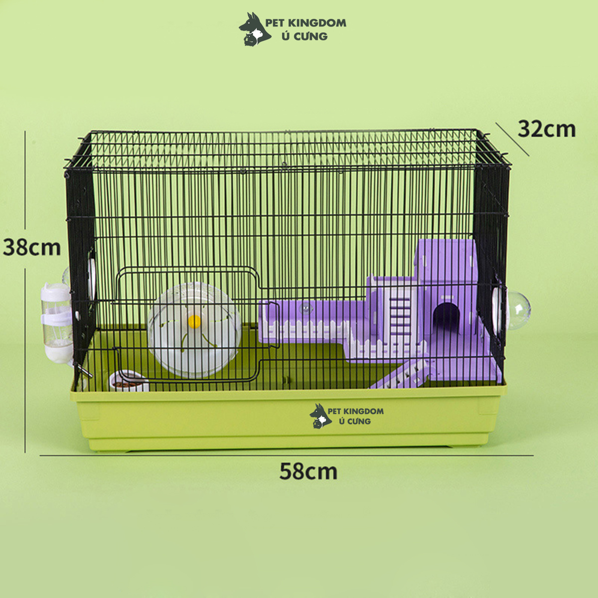 Lồng hamster size 58x38x32cm