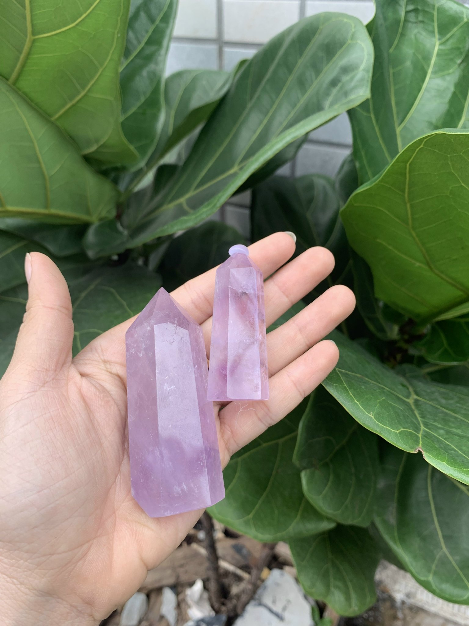 Trụ thạch anh tím trong| Amethyst Point | CADA DECOR