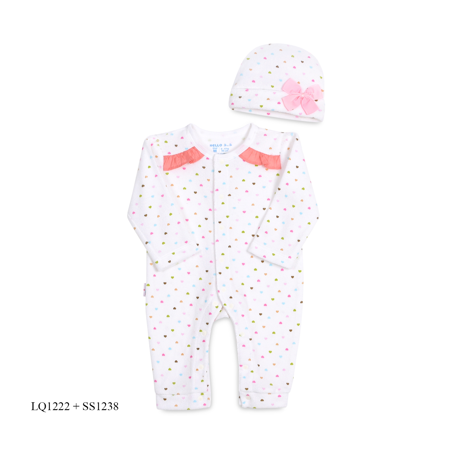 LIỀN QUẦN DÀI BÔNG BÈO VAI 1222- HELLO BB