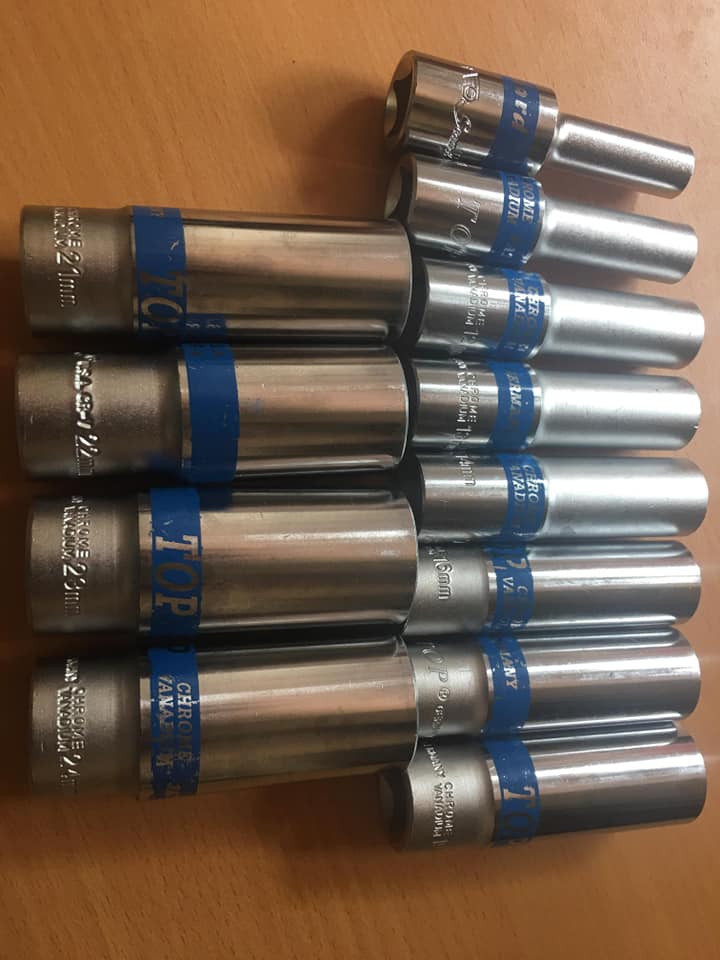 Đầu khẩu ( tuýp) GERMANY 1/2" Lục giác (Đầu khẩu lục giác- Dài 76mm)