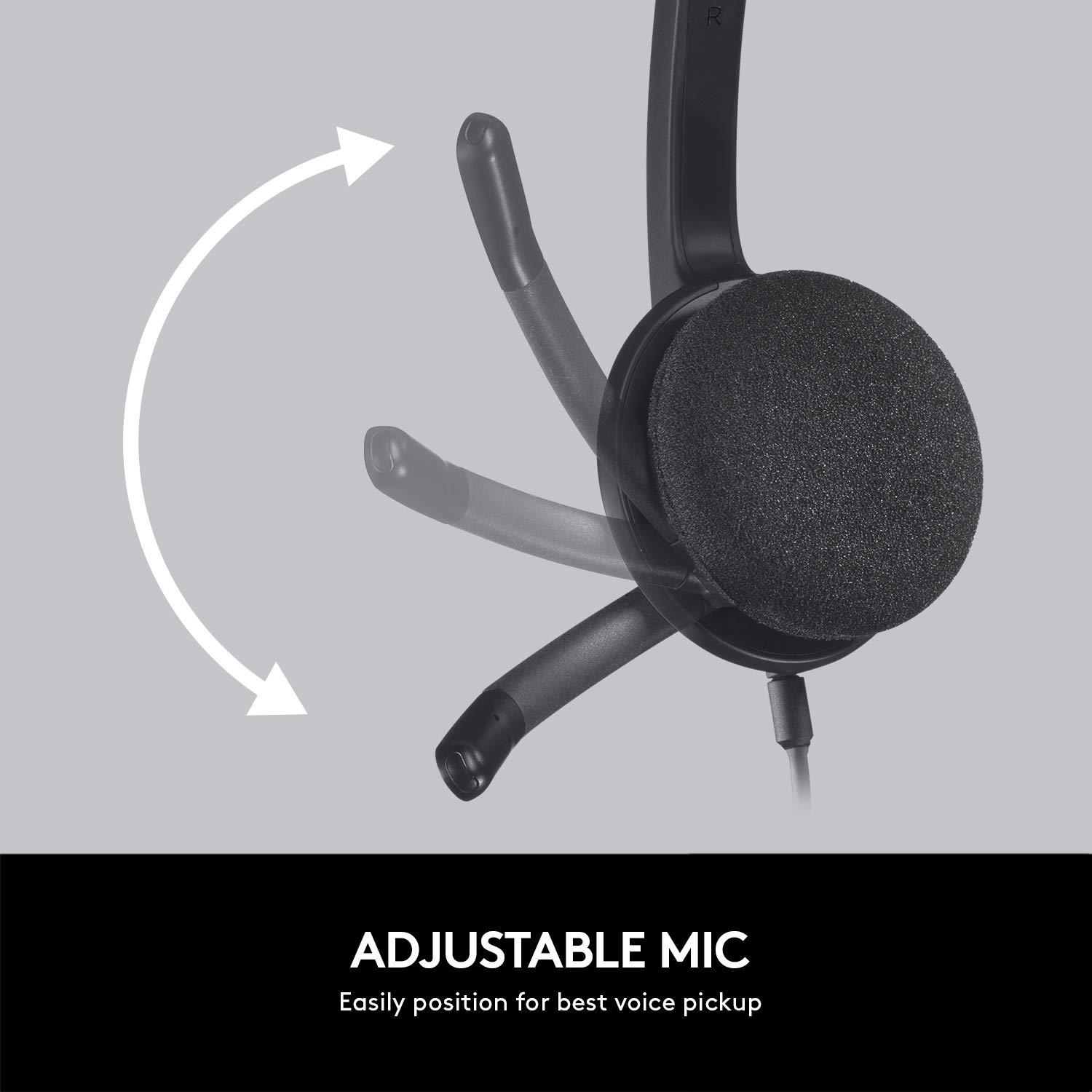 Tai nghe kèm mic USB Logitech H340