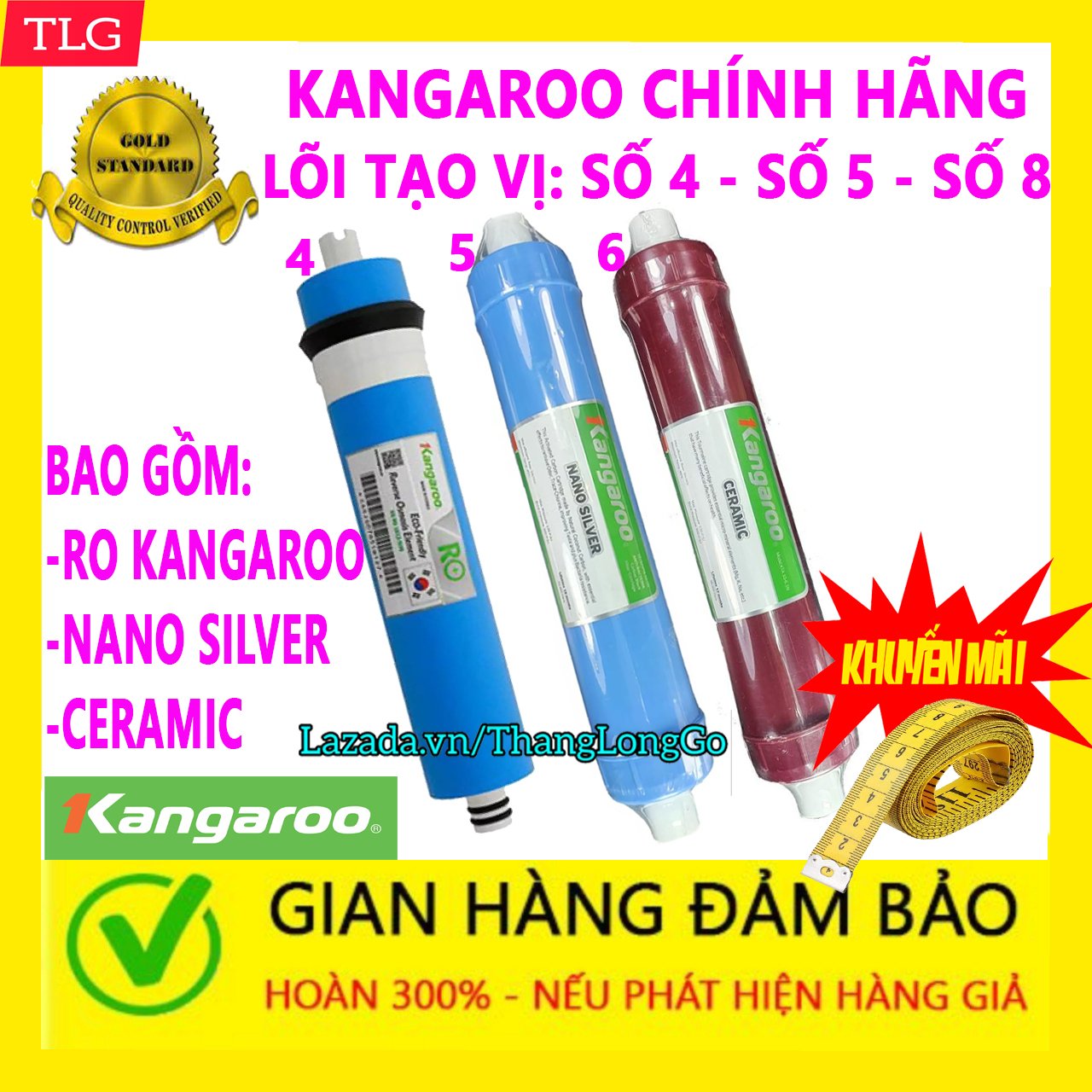 Lõi lọc nước số 5 KANGAROO  Lõi NANO SILVER
