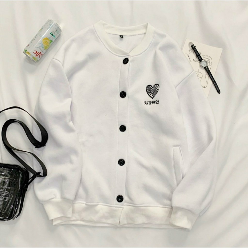 - áo khoác cardigan nam nữ trái tim, sweater, jacket fool's game uncover unisex form rộng -siêu hot