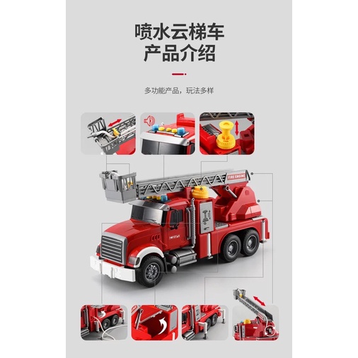đồ chơi xe ô tô cứu hoả cao cấp TOYSTAR