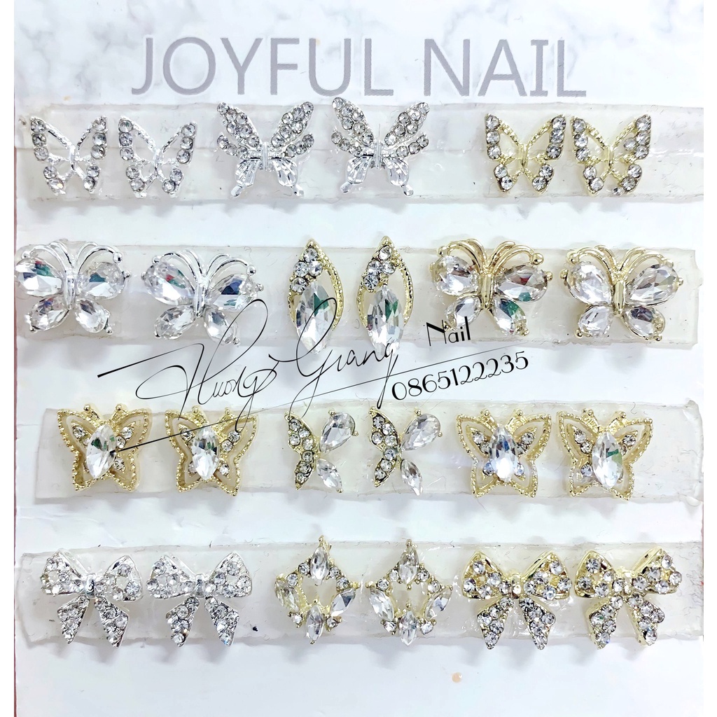 [Charm] Charm nail - charm nơ đính đá - charm cao cấp