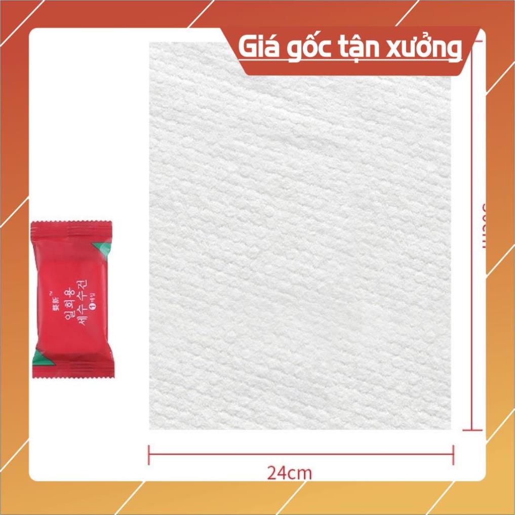 Gói 20 Khăn Giấy Nén Hàn Quốc Đa Năng Tiện Lợi Thiết Kế Hình Viên Kẹo Bo Tròn Tiện Lợi Cho Khi Đi Du Lịch, Đi Chơi