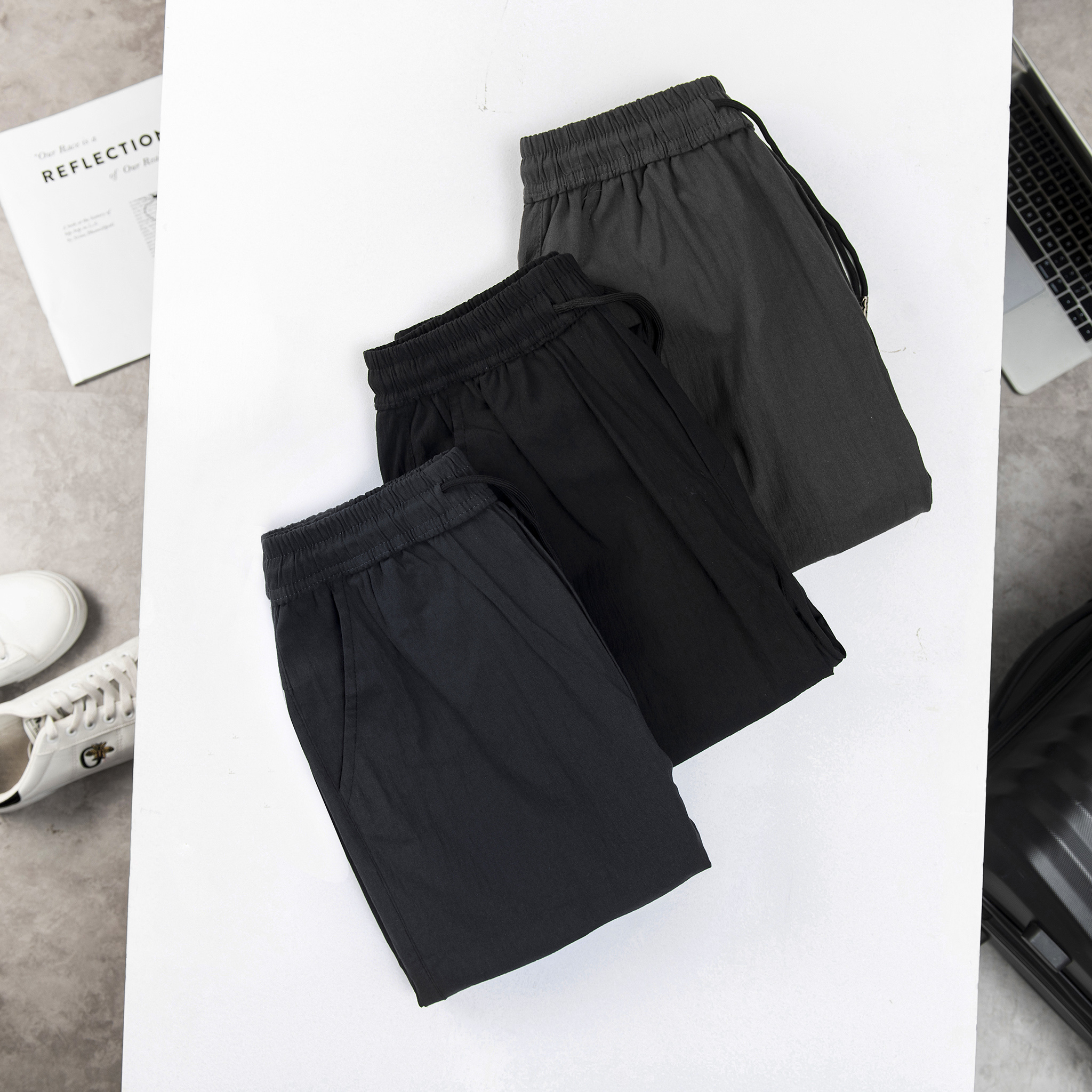 (Mua 2 tặng 1 sịp đùi) Quần jogger Nam Tenito chất đũi mẫu mới (Hàng Xuất)