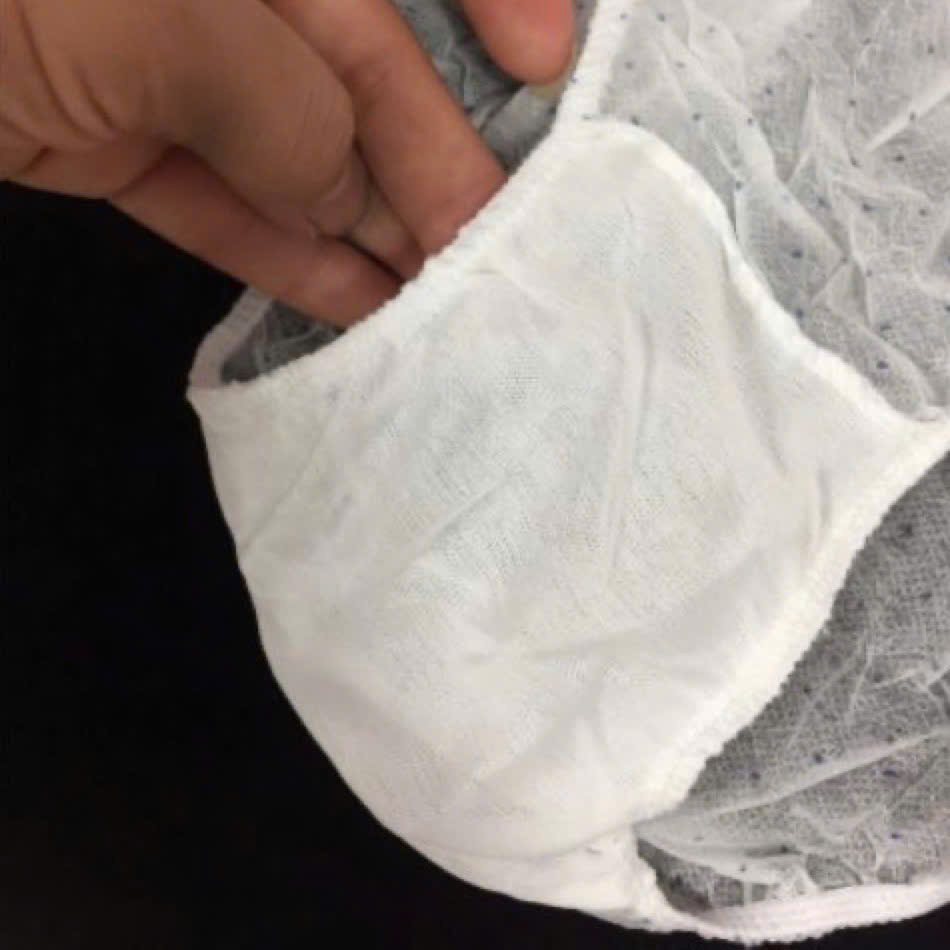 Quần Lót Giấy MAMA sử dụng 1 lần 1 gói 5 chiếc (MSP: Đáy Cotton Lưng Ren - 2lớp đáy)