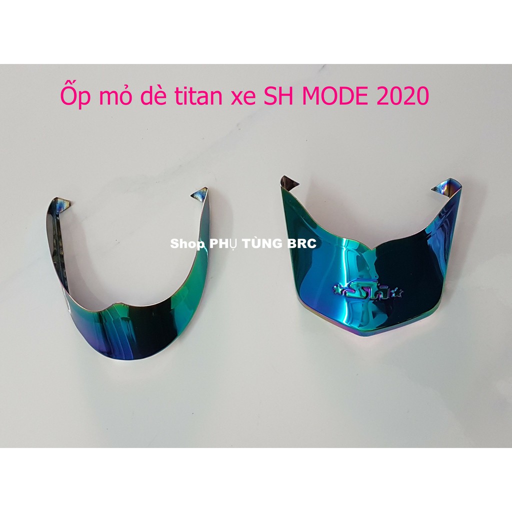 Bộ ốp mỏ dè titan trước, sau xe SH mode 2020, 2021 trở lên.