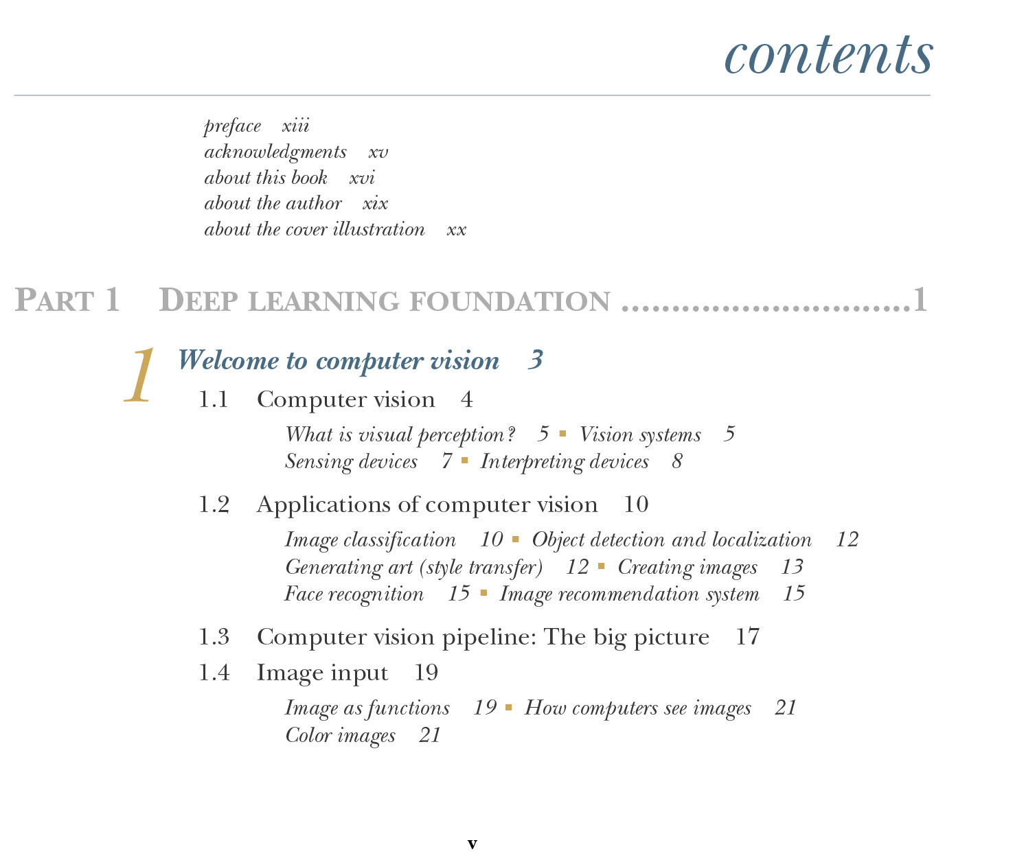 Deep Learning for Vision Systems