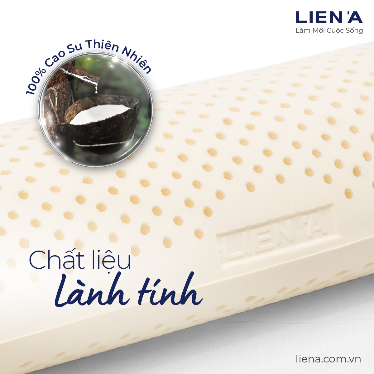 Gối ôm Liên Á (Trắng)