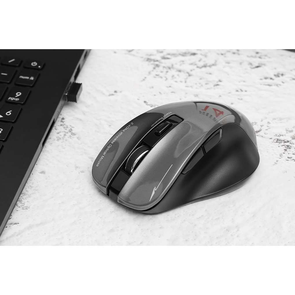 Chuột Không Dây Zadez M353 Xám - (Tặng Kèm Pin Aa)