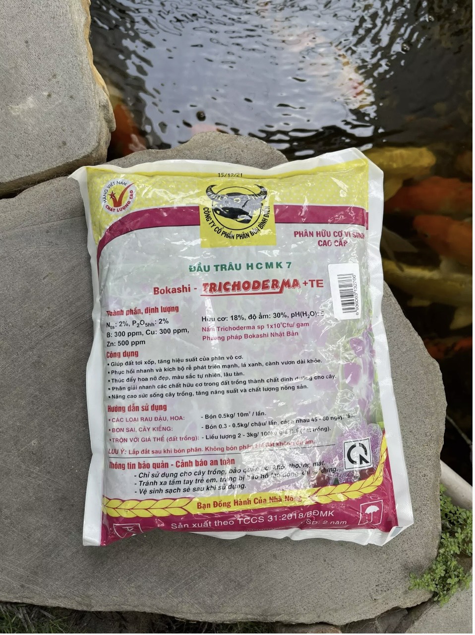 Phân hữu cơ vi sinh trichoderma +TE gói 1kg