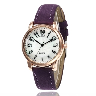 Isn tide ms han edition contracted set auger quartz watch leisure leather strap for women students wrist performance goods thumbnail