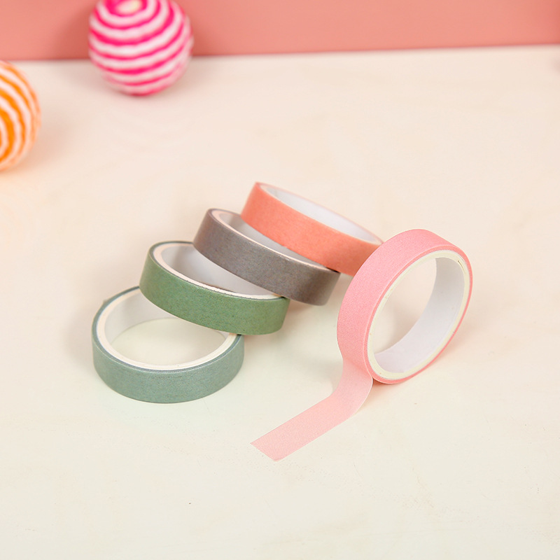 Bộ 5 Cuộn Băng Dính Washi Flowertree Dùng Để Trang Trí