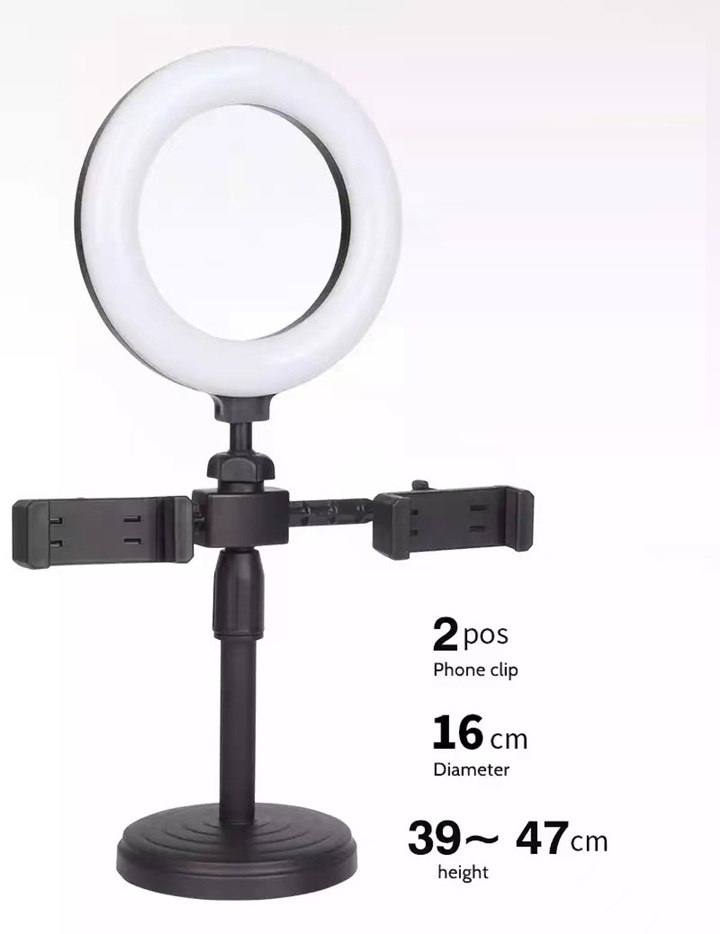 Giá đỡ/ Chân đế livestream để bàn có đèn led