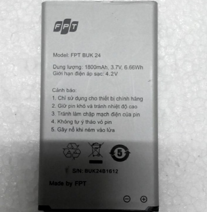 PIN FPT BUK 16 ZIN HÃNG