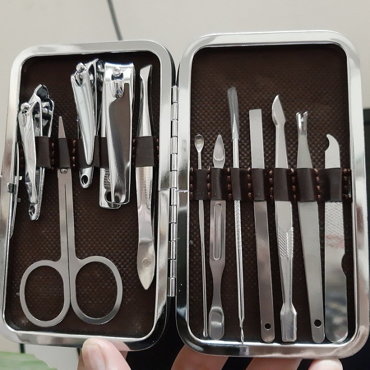 Bộ Kiềm 12 Món Nhỏ Đa Năng Làm Móng