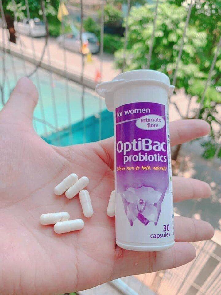 Hộp 30 viên uống phụ khoa optibac tím của uk chính hãng - 7866