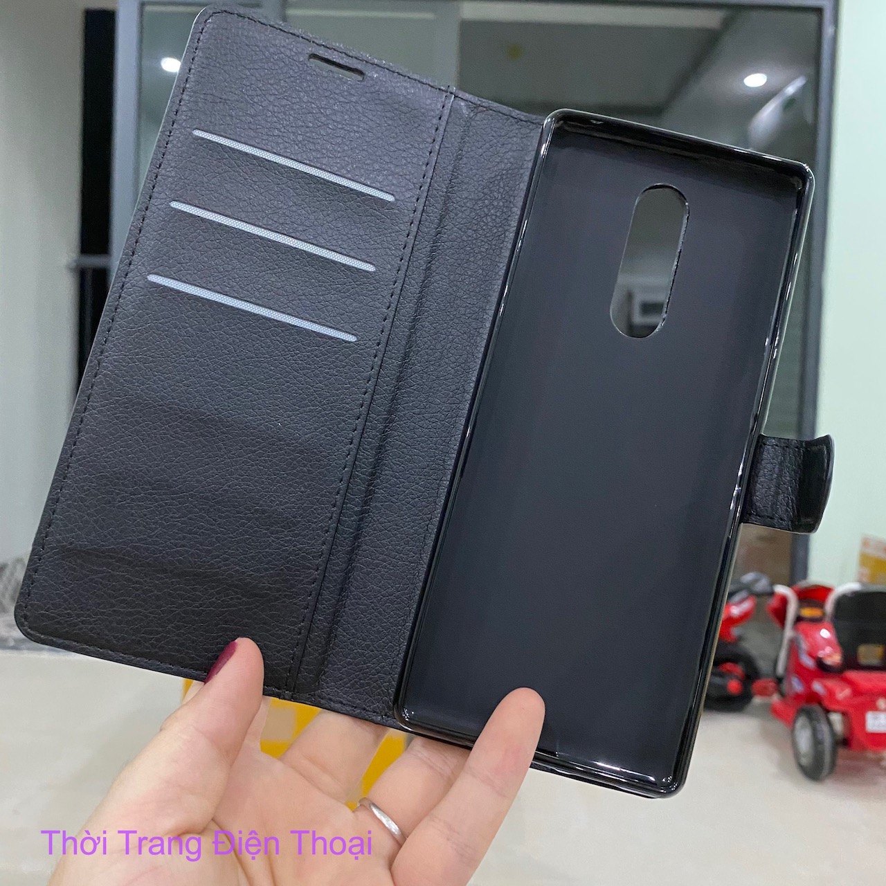 Sony Xperia-1 - Bao da điện thoại chất liệu PU