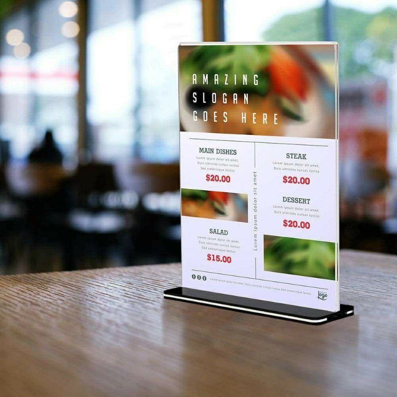 Menu mica chất lượng  loại dọc các cỡ A4, A5, A6